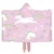 Factory direct Custom design Hot sale digital print unicorn wearable Fleece hooded blanket for kids