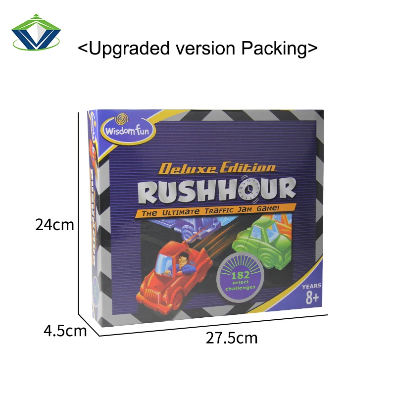High-Quality Board Game Rush Hour Traffic Jam Logic Game indoor Board Game for Kids Toys