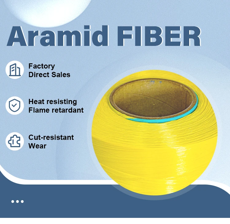 Optical Fiber Kevlar Flame Retardant Aramid Yarn Fire Proof Kevlar Para