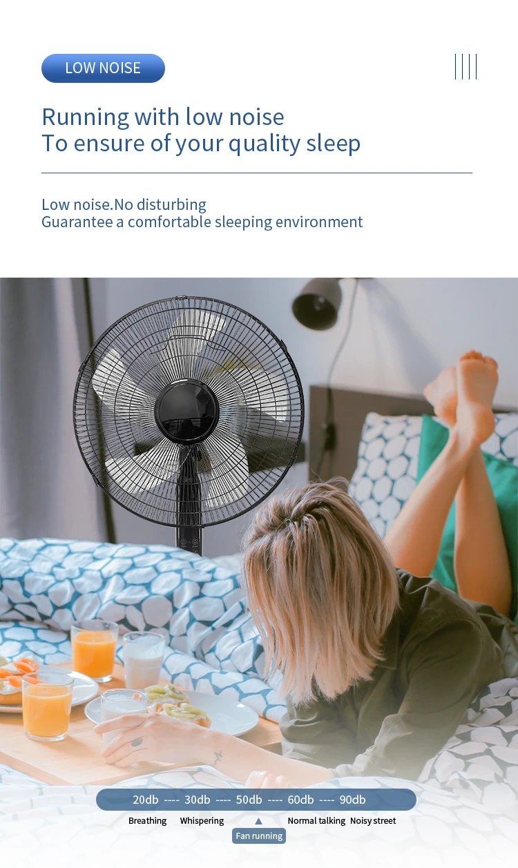 Quality Stand Electric Fan, Portable, Metal - detail 8