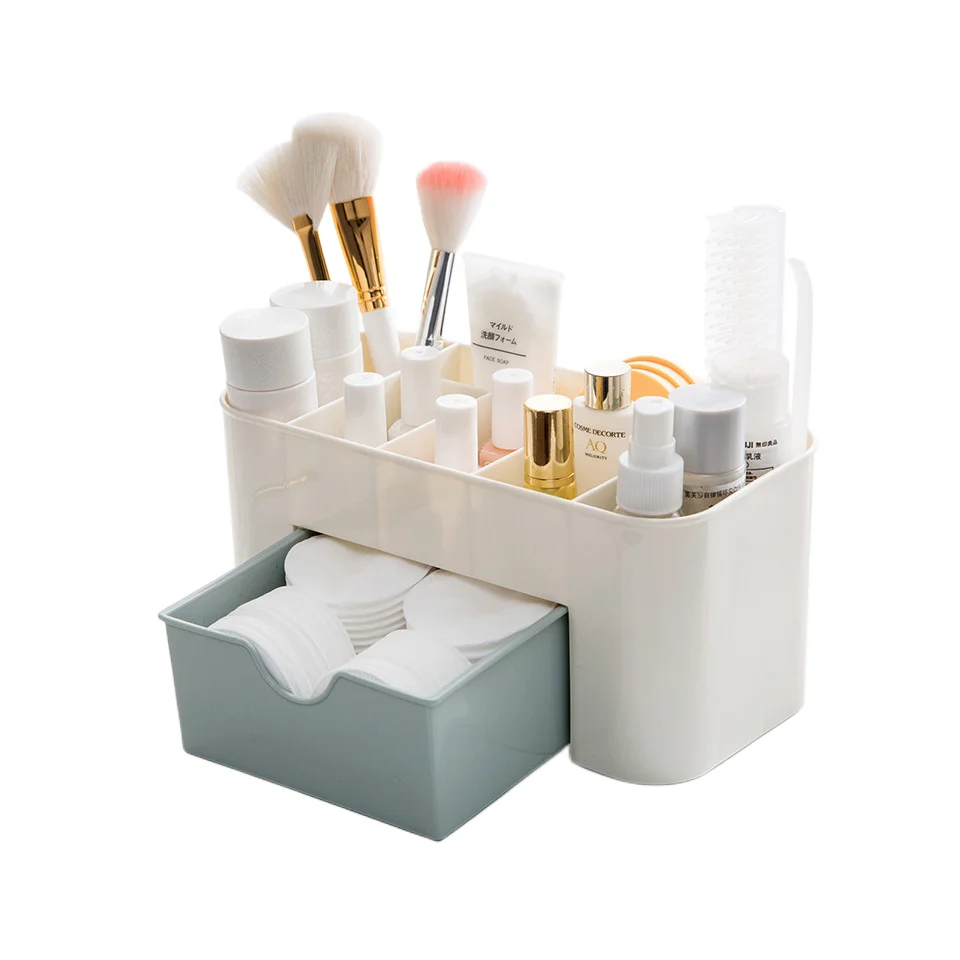2023 Hot Selling Low Price Dustproof Desktop Make Up Case Storage Box Makeup For Dressing Table