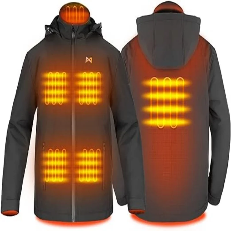 2024 New Winter Custom Usb Safety Outdoor Ski Hunting Heated Jacket Heated Coats and Warm Clothing
