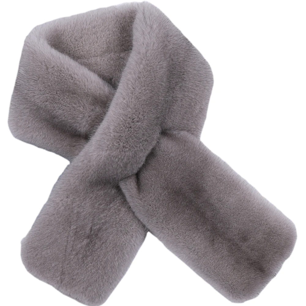 real fur scarves and wraps