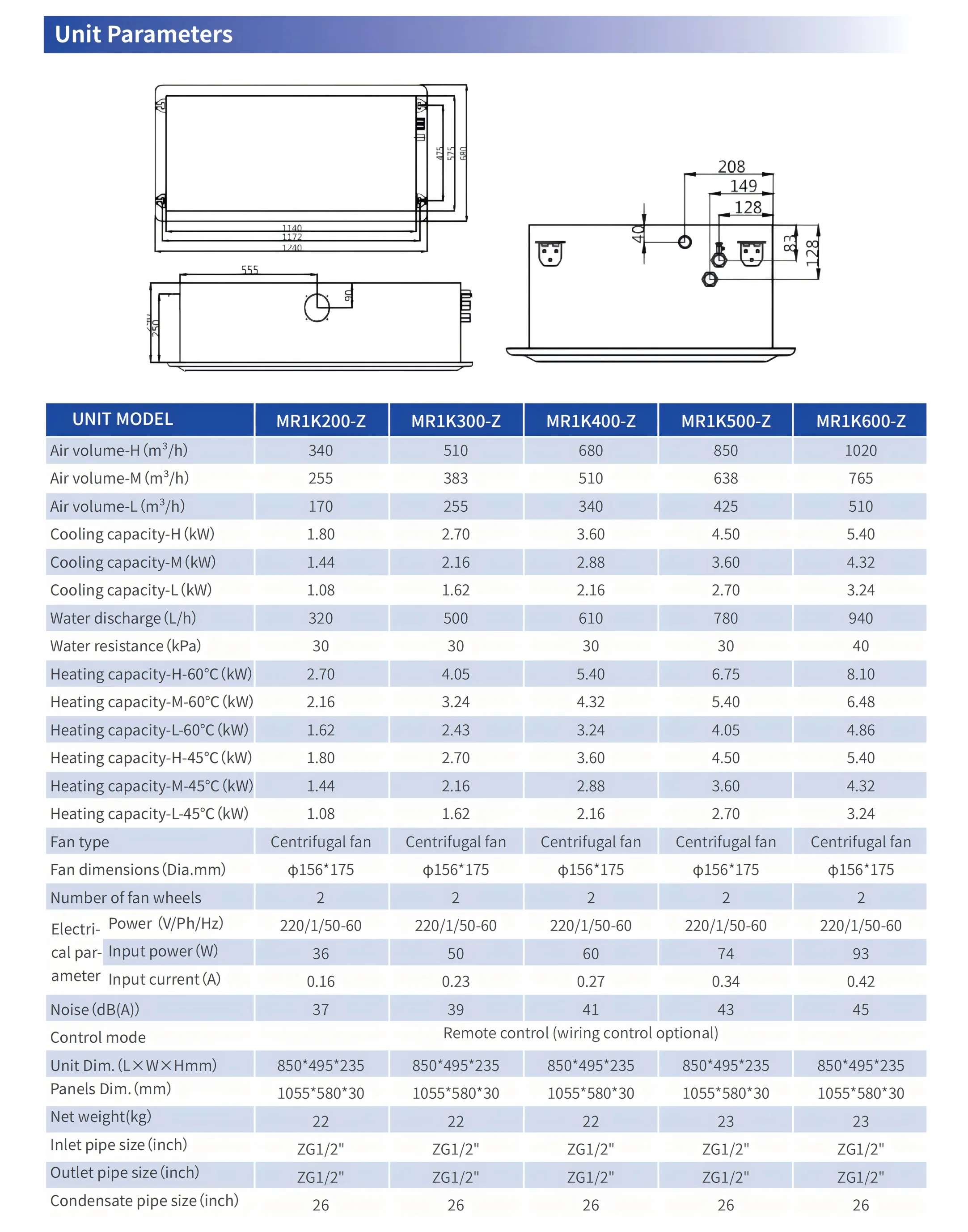 Fan Coil Unit, 1.9-5.4kW - detail 10
