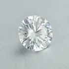 Loose Wholesale 6.5mm 1 Carat Synthetic White Round Diamond Cut Loose Moissanite Price Per Carat
