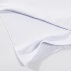 White Sublimation Blank Tshirt White Modal Short Sleeves O-neck Shirts For Men
