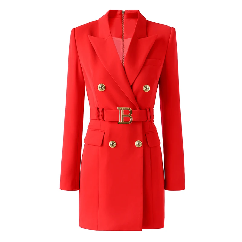 Buy Red Blazer Dress,Cropped Blazer 