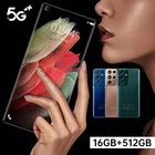 2021 New S21+Ultra 12+512GB Rom 5G Android Smartphone With Dual Sim Card MTK6899 Mobile Phone