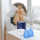 Silicone Period Cups Wholesale Feminine Hygiene 100% Medical Soft Silicone Organic Period Cups Menstrual Cup Free Sample