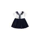Brand Girl Girls Girls Brand New Design Little Girl College Style Pleated Skirt Girls Suits Summer Dress