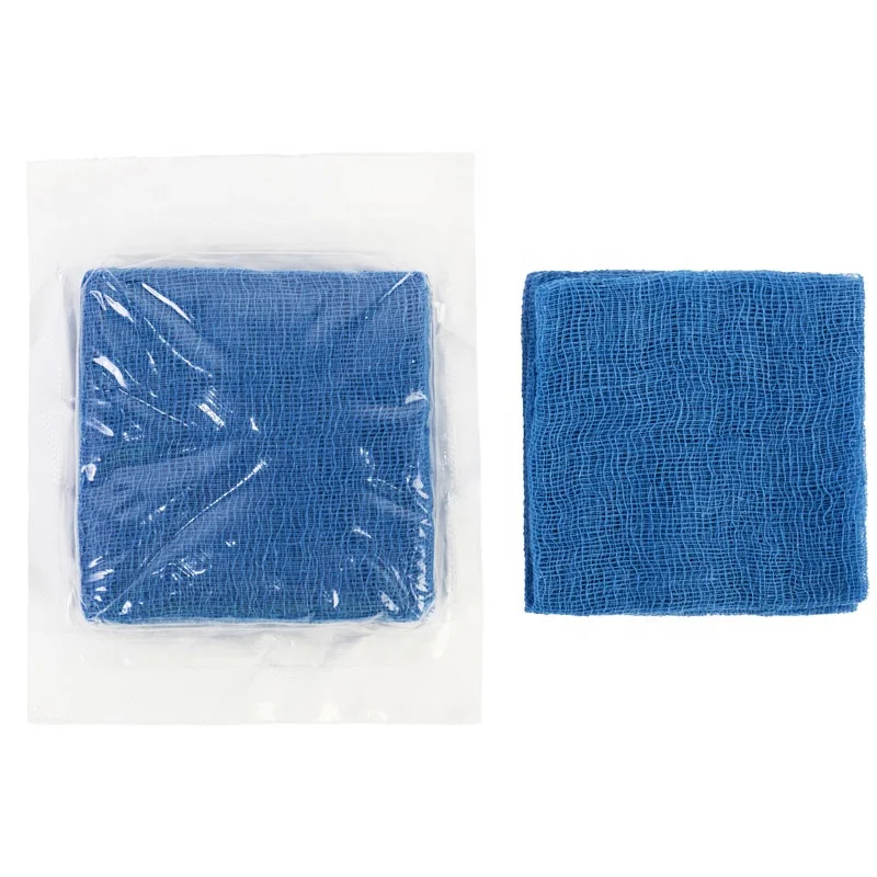 100% cotton medical hospital sterile gauze swab 10*10cm