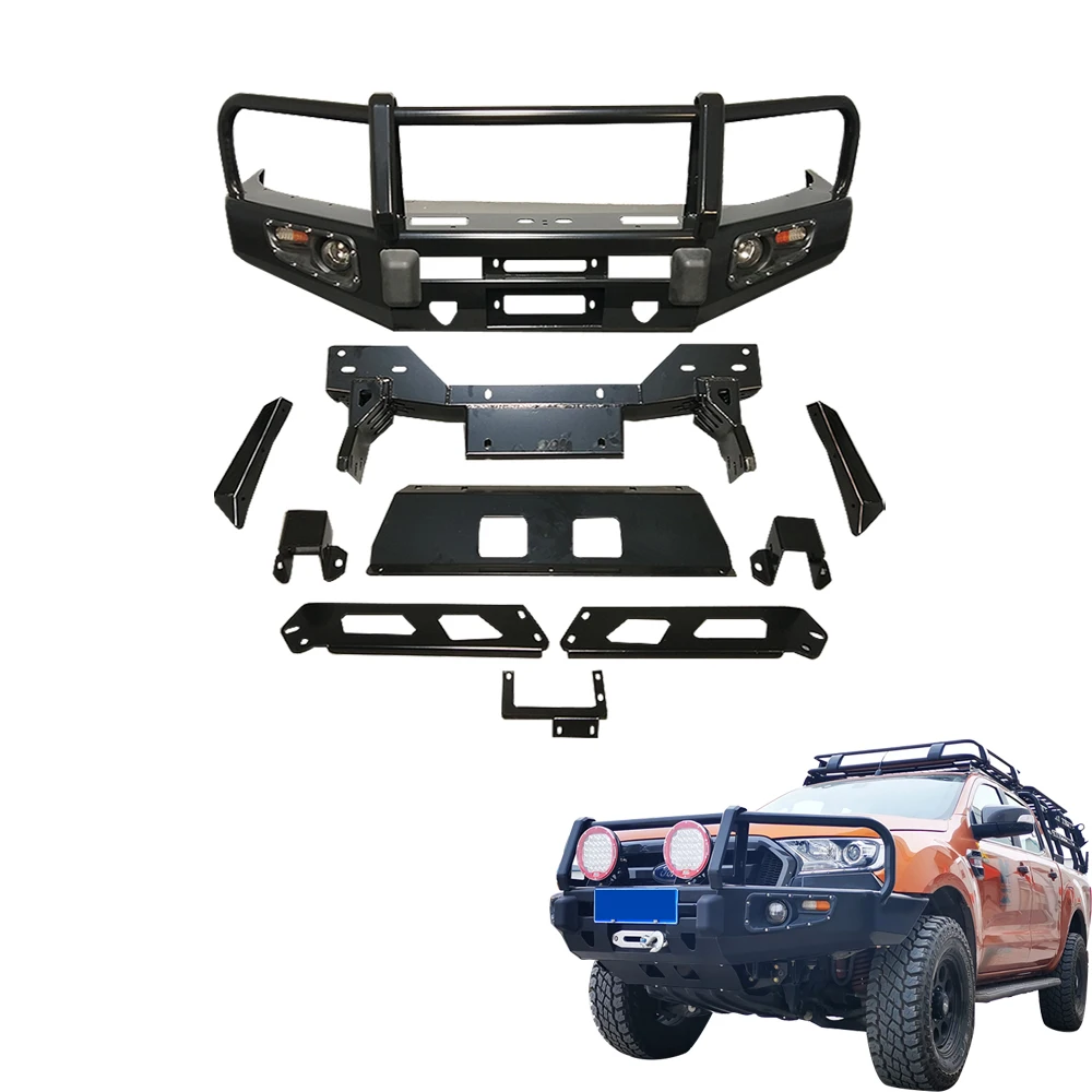 Berkualitas tinggi Off Road Aluminium Stainless Steel 4Runner Bumper Pelindung Mobil Brackets Belakang Depan Mobil Bumper 6