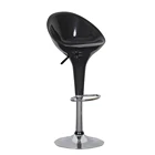 Chair Cheap Modern Design Colorful Commerical Bistro Plastic Swivel Bar Chair Adjustable Footrest Swivel Bar Stool Chair