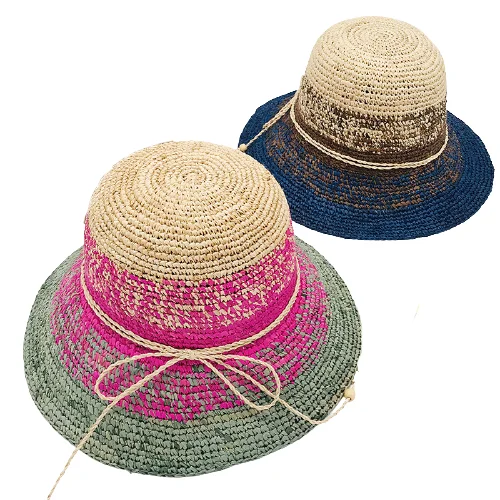 Buy Beach Straw Hat,Women Crochet Straw 