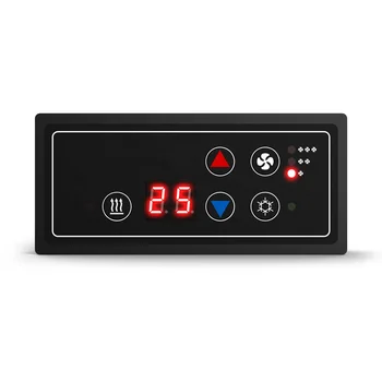 Bus air conditioner control panel bus air conditioning control system
