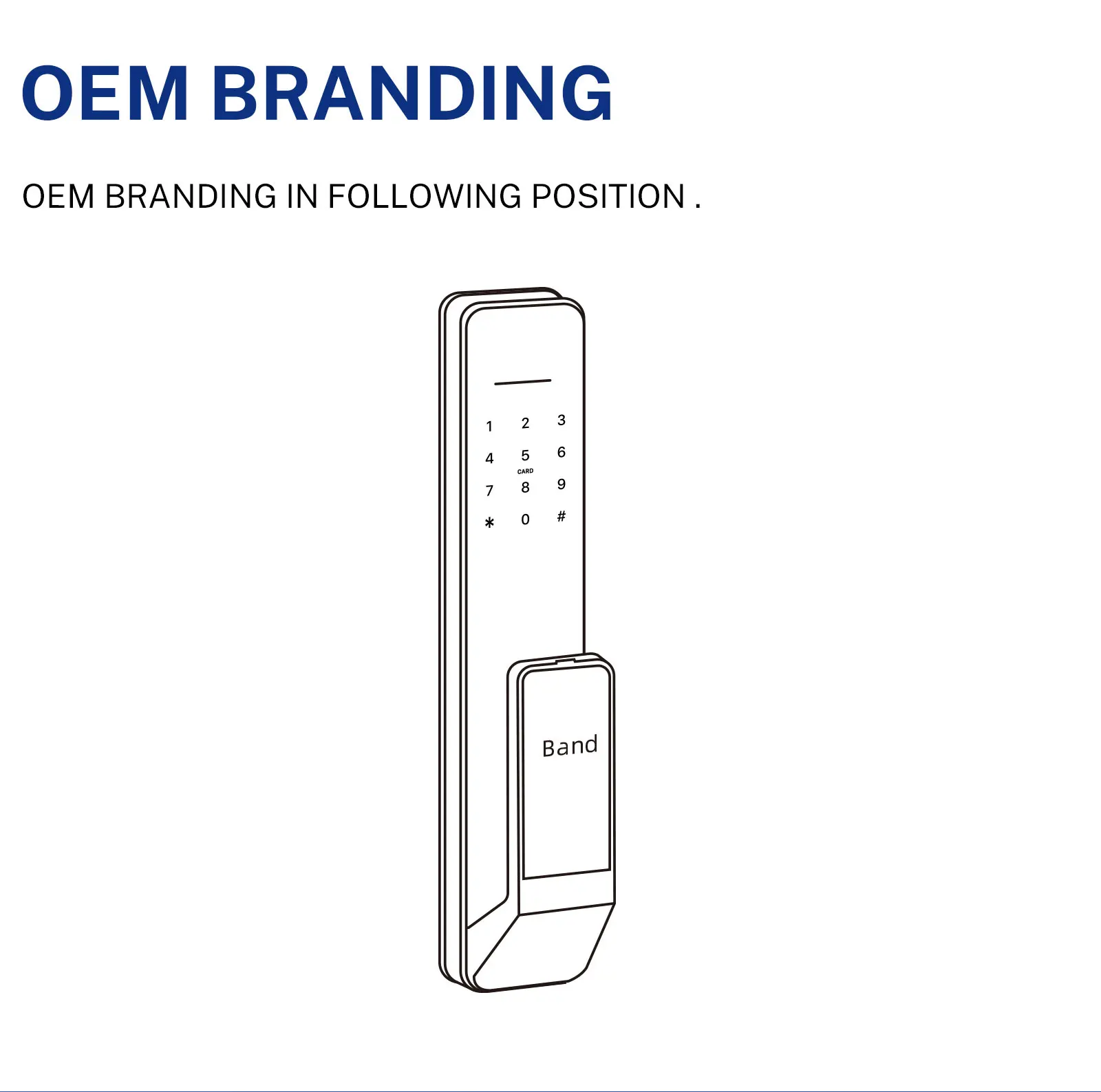 Fully Automatic Smart Door Lock with 4585/5085/6085/5572/6068 Gear Mortise 200 Card Capacity and 150 Password Capacity