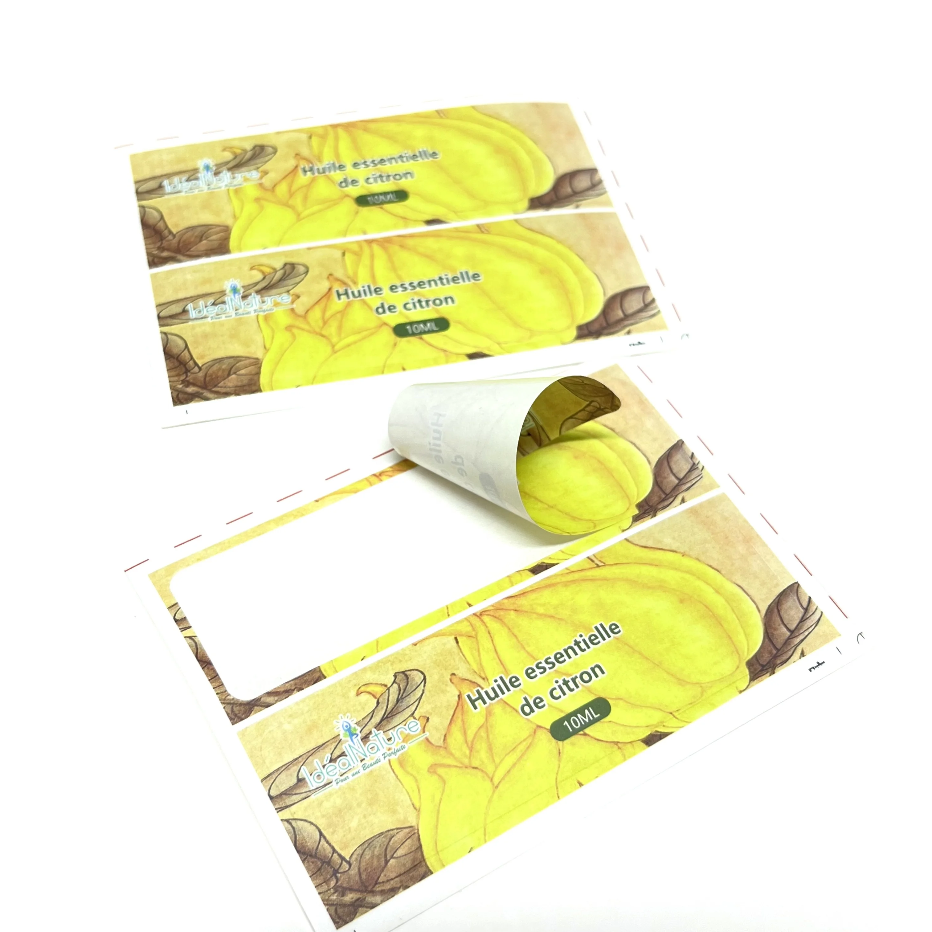 Custom Printed Roll Plastic Waterproof Synthetic Paper Adhesive Vinyl PVC Round Circle Brand Logo Sticker factory