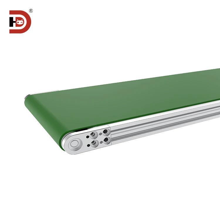 PVC Belt Line Synchronous Belt Micro Conveyor PLC Control Conveyor Belt DIY Small Punch Press Production Line Customization manufacture