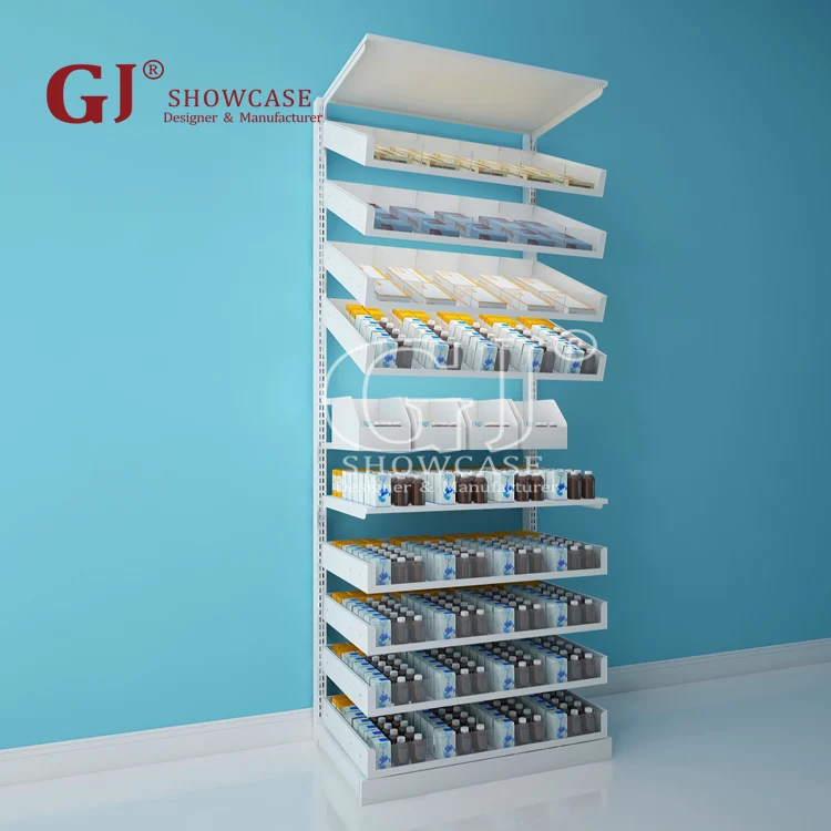 Custom Hospital Sliding Drawer Drugstore Display Shelving Pharmacy Shop Interior Design - Pharmacy shelves - 1 Custom Hospital Sliding Drawer Drugstore Display Shelving Pharmacy Shop Interior Design - Pharmacy shelves - 1