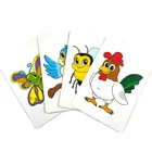 Flash Cards English First Words Flash Cards Toddlers Happy Learning Colorful Picture Books In English German Italian