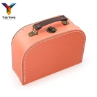 Suitcase Box Orange Series High End Quality Baby Grooming Kit Creative Packaging Mini Cardboard Suitcase