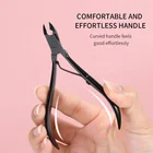 Nipper Cuticle Home Salon Stainless Steel Manicure Pedicure Tool Single Spring Nail Nipper Cuticle Trimmer