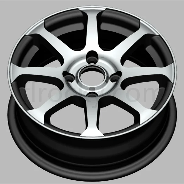 Flrocky Passenger Car Wheels Tires Wheels Rims 14 Inch 4X100-114.3 PCD Wheel Rim