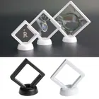 Jewelry Clear Case Store Membrane Floating Frame 3d Suspension Jewelry Display Box