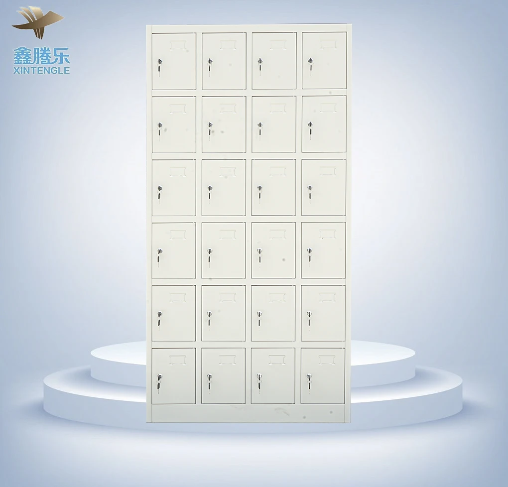 Best Selling 24-Door Metal Steel Storage Lockers Key Lock for School Office Gym or Bedroom Use Durable Cabinet Furniture