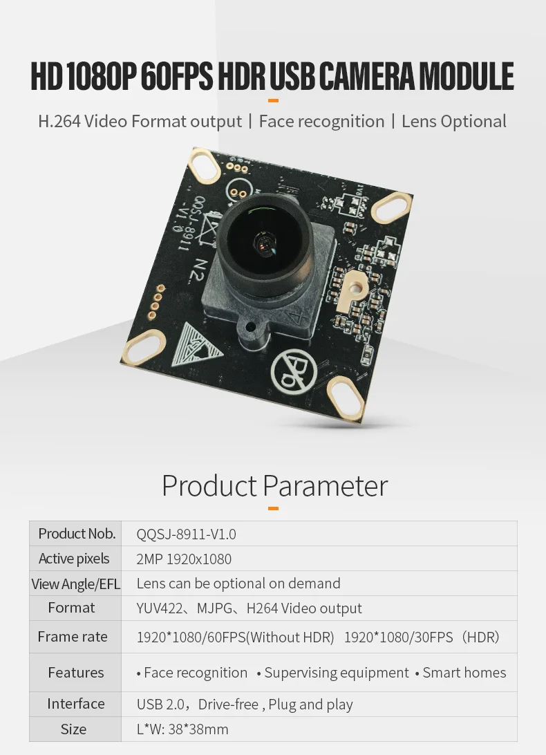 DGZX OEM GC2093 CMOS 2MP dashcam Full HD 1080P(H.264) 60FPS Wide Dynamic USB Camera Module with 3D Noise Reduction Mic插图 DGZX OEM GC2093 CMOS 2MP dashcam Full HD 1080P(H.264) 60FPS Wide Dynamic USB Camera Module with 3D Noise Reduction Mic插图