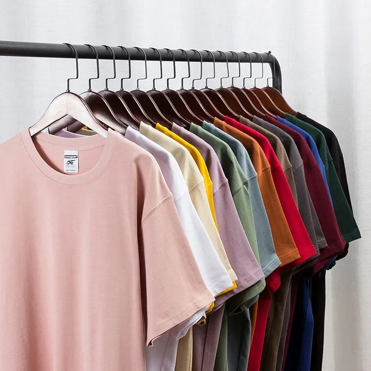 ECBC OEM wholesale custom cotton 100% bulk color breathable soft t shirt for men