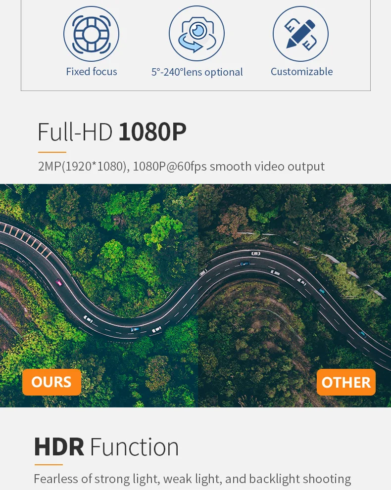 DGZX 2MP HD 1080P PS5260 Sensor Day/Night IR Switching No Color Deviation Camera Module With IR-CUT HDR插图3 DGZX 2MP HD 1080P PS5260 Sensor Day/Night IR Switching No Color Deviation Camera Module With IR-CUT HDR插图3