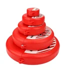 Lock Adjustable Ball Valve Lockout Polypropylene Plastic Safety Gate Valve Lock Industrial Safety Lockout Tagout Devices