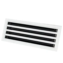 HVAC ventilation duct air conditioning system metal air vent cover grille ceiling linear slot diffuser