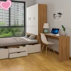 Space Computer Home Furniture Space Saving Industrial Writing Table Wood LAPTOP Office Computer Desk