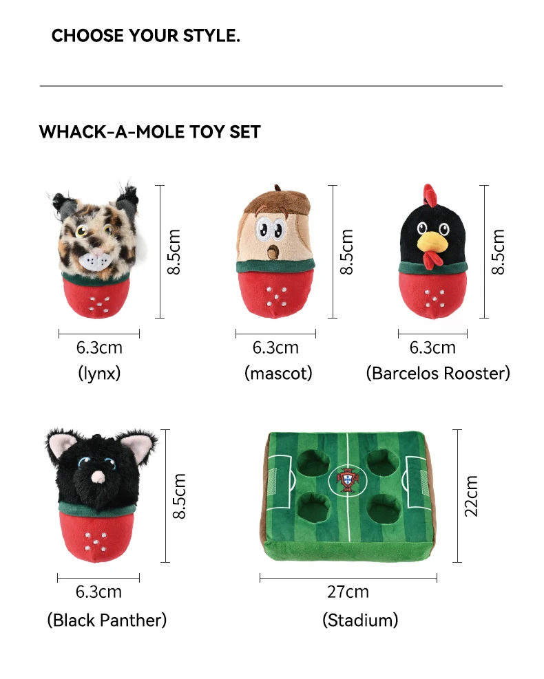 Cute Soccer Field Trophy Shape Plush Pet Chew Toy Built in Squeaker and Crinkle Paper Relieve Boredom for Dogs Cats Pet Supplies factory