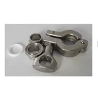 Union 1.5" Sanitary Stainless Steel Tri Clamp Ferrule Silicone Clamp Union Set