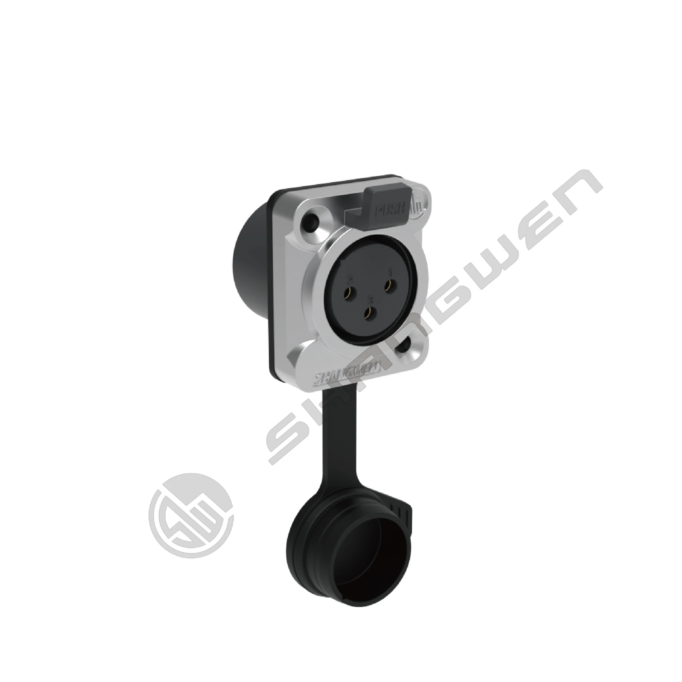 China Wholesale Outdoor Waterproof Zinc Alloy Shell Mini 3 Pin Female Socket Xlr Connector