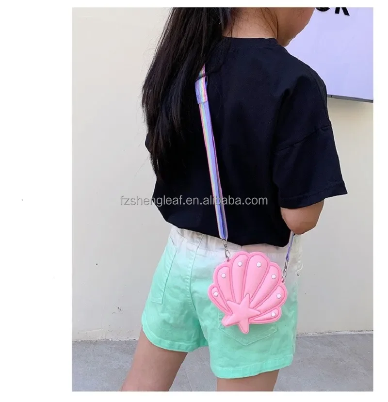 product customized cute cartoon silicone shoulder pouch handbags oem japan style beautiful childrens beaatiful kids zipper shoulder-5