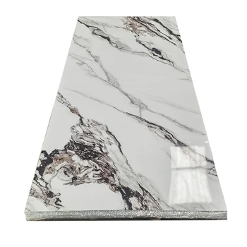 Pvc Marble Simil Plates Metallized Marble Pvc Film Uv Board Pvc Marble Sheet