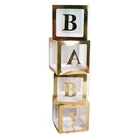 Wedding Baby Party Wedding Birthday Decoration Transparent Box Baby Love Balloon Box Valentine's Day