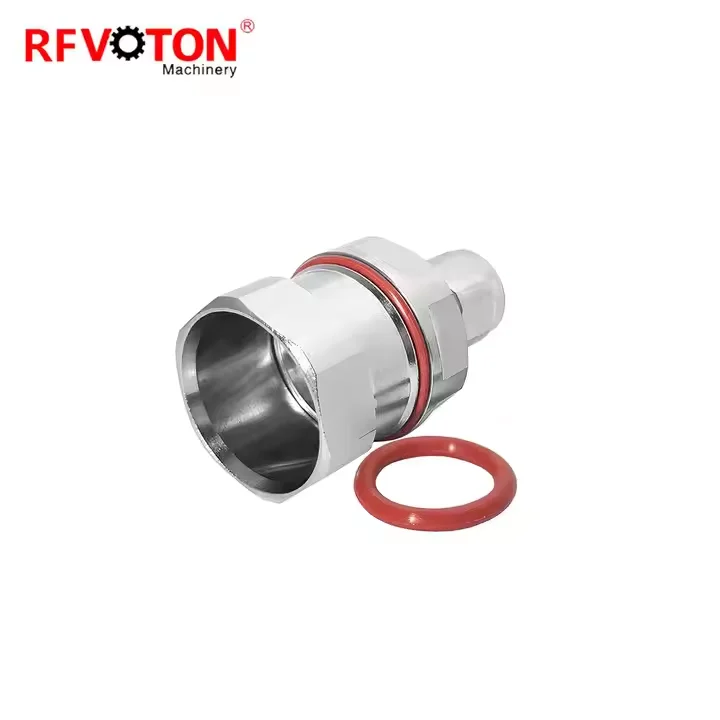 Factory Supply N Type Male/plug Clamp RF Connector for 7/8 LDF5 Feeder Cable Rf Coaxial Coax Connector in Stock ROHS Copper details