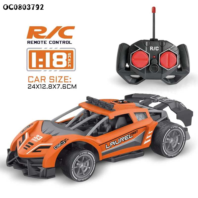 Rc racing toys car model 1:18 scale game control remote high speed