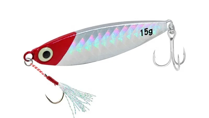 Metal Cast Jig Spoon Fishing Lure 10g 20g 30g 40g 60g Artificial Bait