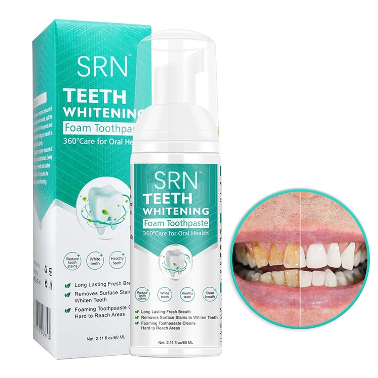 mousse foam teeth whitening