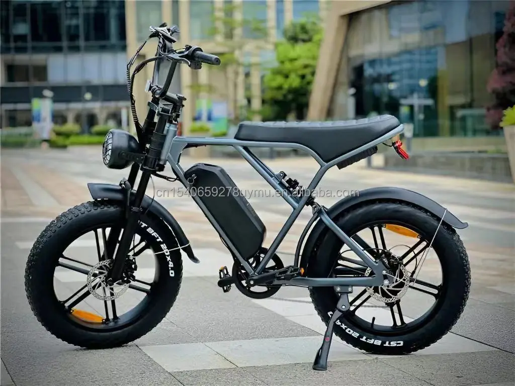 eu usa stock 20x4 500w 750w 1000w electric fat tire bike hydraulic/disc brake ebike cycle e fatbike electrische fat bike ouxi v8