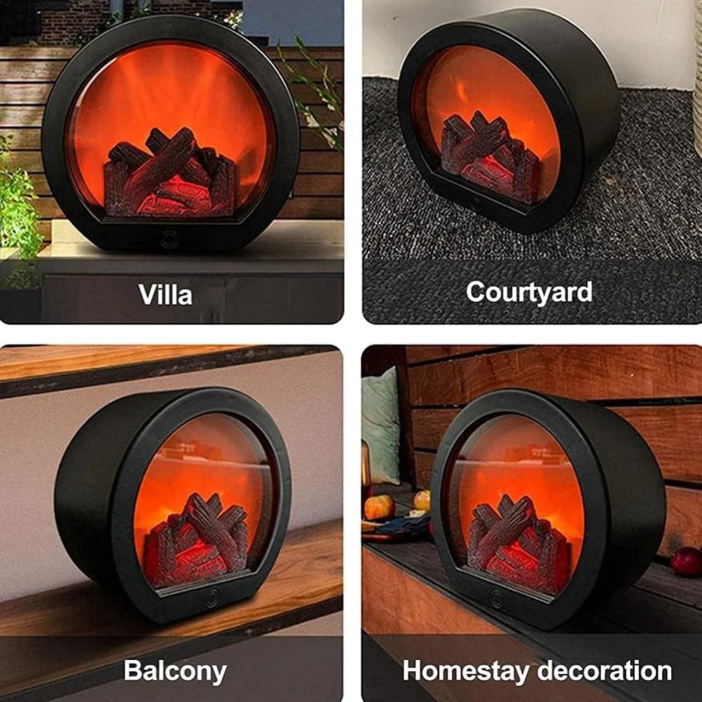 Electric Fireplace, Wall, 5W, Freestanding - detail 4