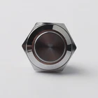 Push Button Push Button Button 16mm Push Button Switch Short 1NO Momentary Waterproof Reset Touch Flat Metal