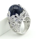 Ring Rings Hot Sale Elegant Fashion Wedding S925 Silver Korea Oval Zirconia Ring