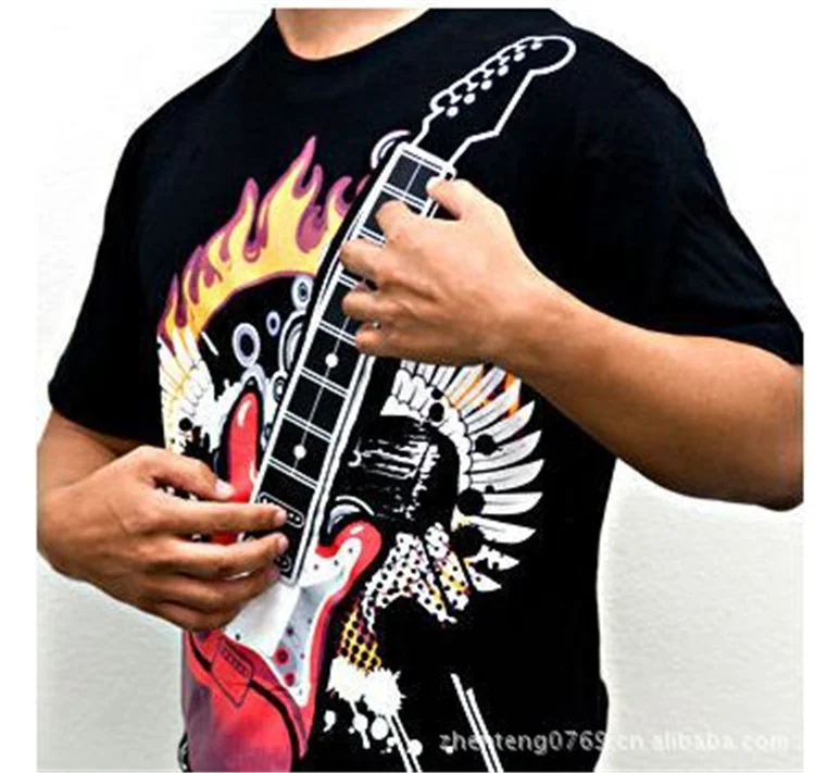 ELECTRONIC ELECTRIC ROCK CHORD GUITAR AMP SHIRT PLAYABLE MUSIC YOUTH SIZE 